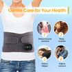 Portable Cordless Heating Pad with Massager for Back Brace Heating Back Belt and Abdomen Warmer with 3 Modes