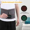 Portable Cordless Heating Pad with Massager for Back Brace Heating Back Belt and Abdomen Warmer with 3 Modes