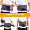 Portable Cordless Heating Pad with Massager for Back Brace Heating Back Belt and Abdomen Warmer with 3 Modes