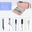 Large Capacity Heating Mat for Hot Hair Iron Tools, 2 in 1 Travel Bag, Heat Resistant Mat for Hair Straighteners, Curlers, Dryers,Pink,1 Pack
