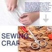 Sewing Kit with Case Portable Sewing Supplies for Home Traveler,Beginner,Emergency,Kids Contains Thread,Scissors,Needles,Measure etc