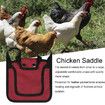 1pc Chicken Saddles Birds Chicken Dress with Adjustable Strap Male Hen Saddle Birds Back Sides Protector for Chicken Birds Color Purple