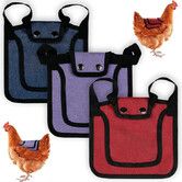 1pc Chicken Saddles Birds Chicken Dress with Adjustable Strap Male Hen Saddle Birds Back Sides Protector for Chicken Birds Color Blue