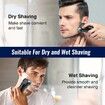 Electric Razor Shavers for Face,Razors for Shaving Face Men Electric Shavers Cordless Rechargeable Beard Shaver Waterproof LED Display Wet Dry Use