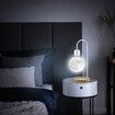 Levitating Moon Light LED Floating Bedside Table Night Lamp 3D Printing Magnetic Home Decor 3 Colours Phone Charger