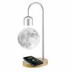 Levitating Moon Light LED Floating Bedside Table Night Lamp 3D Printing Magnetic Home Decor 3 Colours Phone Charger