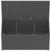 Garden Box Grey 101x50.5x46.5 cm Solid Wood Pine