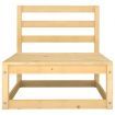 6 Piece Garden Lounge Set Solid Pinewood
