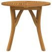 Garden Table Ø 85 cm Solid Wood Acacia