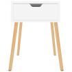 Bedside Cabinets 2 pcs White 40x40x56 cm Engineered Wood