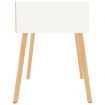 Bedside Cabinets 2 pcs White 40x40x56 cm Engineered Wood