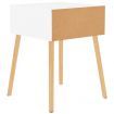Bedside Cabinets 2 pcs White 40x40x56 cm Engineered Wood