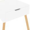 Bedside Cabinets 2 pcs White 40x40x56 cm Engineered Wood