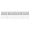TV Wall Cabinets 2 pcs White 60x30x30 cm Engineered Wood