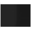 Bookshelf Boards 4 pcs High Gloss Black 40x30x1.5 cm Engineered Wood