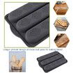 Perforated Silicone Baguette Pan Bake Delicious French Bread Loaves with Ease Oven Safe and Non-Stick Kitchen Accessories Color Drak Grey