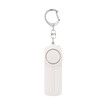 Personal Alarm Keychain for Women, Loud Safety Whistle Alert Device with LED Light,Emergency Safety Handheld Siren Keychain, White,1Pack