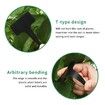 100 Pcs 6 x10cm Plastic Plant T-Type Tags Nursery Garden Labels (Black)