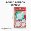 4 Sizes Pom Pom Makers for Fluff Ball Weaver Craft Knitting Machine Needles Crochet Accessories Tool Set Decoration, Yarn Ball Winder