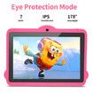 Android Tablet Kids Educational Learning Games 7 Inch 64GB Storage 3GB Memory Bluetooth Camera Parental Control Preloaded Apps Toddler Fun Pink