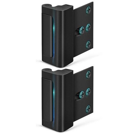 Home Security Door Lock Door Lock Security Door Reinforcement Lock Metal Door Locks for Kids Safety Proof Front Door Child Safety Lock Top Door Latch Lock Extra High Security Door Locks Interior Lock (2 Pack)