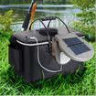 Solar Air Pump with USB Charging Fish Aerator Bubble Oxygenator Aquaponics Fish Tank Koi Pond Aquarium Pool Aeration Sea Fishing Aquaculture