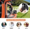 2pcs Automotive Adjustable Standing Aid Safety Handle Vehicle Support Grip Handle Disability Help Car Hand Hook (Black)