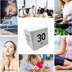 Kitchen Timer, ADHD Timer, Productivity, Workout, Classroom Flip Timer, for Study, Management Settings,White