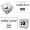 Kitchen Timer, ADHD Timer, Productivity, Workout, Classroom Flip Timer, for Study, Management Settings,White