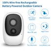 1080p WiFi Wireless Floodlight Camera Solar Panel Powered Wire-free Battery IP Camera with Color Night Vision, PIR Motion Detection