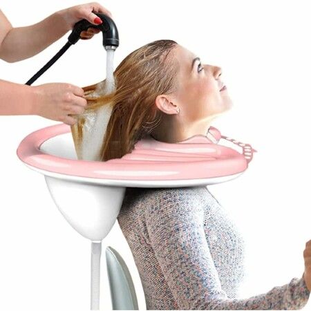 Portable Inflatable Shampoo Basin for Bedside and in Bed for Elderly, Disabled, Pregnant, Injured, Bedridden, Handicapped