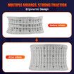 Cordless Heating Pad with Massager, Portable Heating Pad Back Brace with 3 Heating & Vibration Modes, Back Heat Support Belt