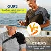 Cordless Shoulder Heating Pad, Heated Shoulder Wrap Massager with Vibration for Rotator Cuff, Frozen Shoulder Relax