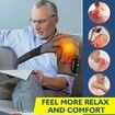Cordless Shoulder Heating Pad, Heated Shoulder Wrap Massager with Vibration for Rotator Cuff, Frozen Shoulder Relax