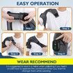 Cordless Shoulder Heating Pad, Heated Shoulder Wrap Massager with Vibration for Rotator Cuff, Frozen Shoulder Relax