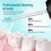 Portable Water Flosser Oral Irrigator Water Dental Flosser Pick for Teeth with 4 Replacement Heads Cordless Water Teeth Cleaner Oral Irrigator