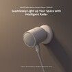 Zigbee Human Presence Sensor, Zigbee Smart Motion Detector with 5.8GHZ cmWave Radar, Requires ZigBee Bridg