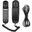 Corded Phone for Home,Durable landline Phone with Large Buttons for Seniors,Versatile Mini Phone for The Home,Office,and More (Black)