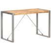 Dining Table 120x60x75 cm Solid Rough Mango Wood