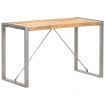 Dining Table 120x60x75 cm Solid Rough Mango Wood