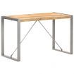 Dining Table 120x60x75 cm Solid Rough Mango Wood