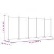 5-Panel Room Divider Anthracite 433x180 cm Fabric