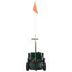 Fishing Trolley with Bag Black Steel