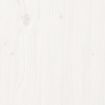 Bar Table White 60x60x110 cm Solid Wood Pine