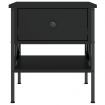 Bedside Tables 2 pcs Black 40x42x45 cm Engineered Wood