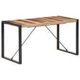 Dining Table 140x70x75 cm Solid Wood with Sheesham Finish