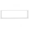 Wall Cube Shelves 4 pcs White 100x15x30 cm Engineered Wood