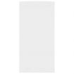 Wall Cube Shelves 4 pcs White 100x15x30 cm Engineered Wood