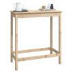 Bar Table 100x50x110 cm Solid Wood Pine