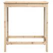 Bar Table 100x50x110 cm Solid Wood Pine